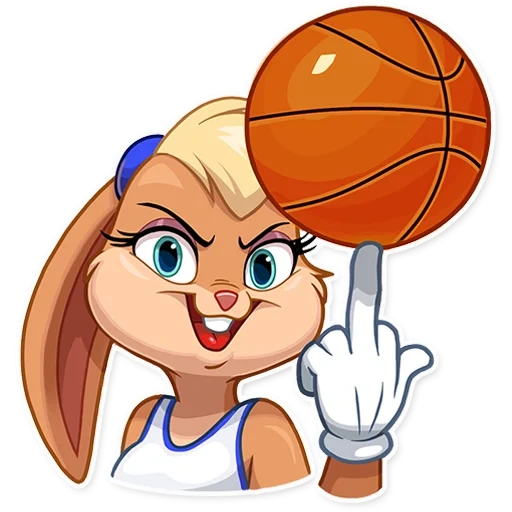 banny de lola, dibujo de lola banny, baloncesto banny de lola, luni tunz lola baloncesto