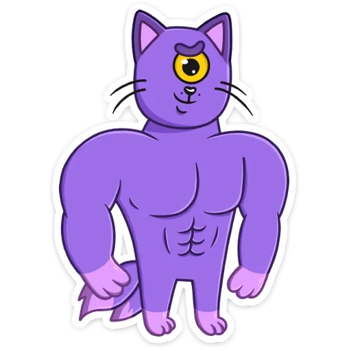 cat, seal, spacey, cat purple