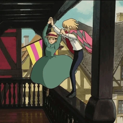 transportburg, wanderburg, das wandelnde schloss des anime, anime walking castle transport, wanderburg cartoon 2004