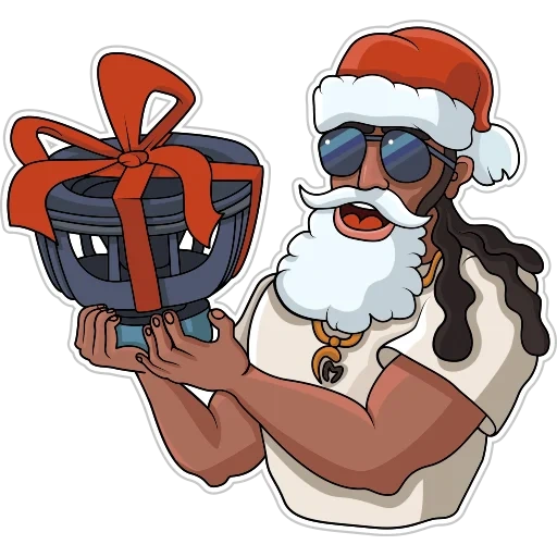 santa, papai noel, animação, papai noel, papai noel fofo