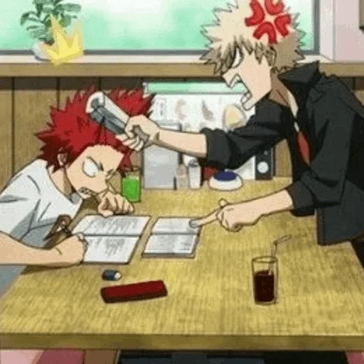 bakugo, kirishima bakugo, kirishima x bakugou, minha academia heróica, my heroic academy of anime bakugo memes