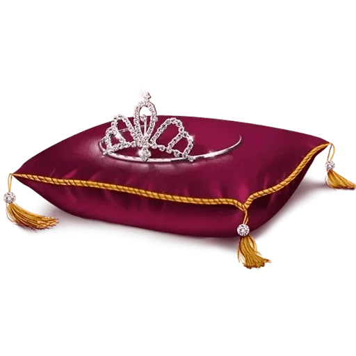 корона, подушка royal, корона подушке, королевская подушка, красная подушка короны