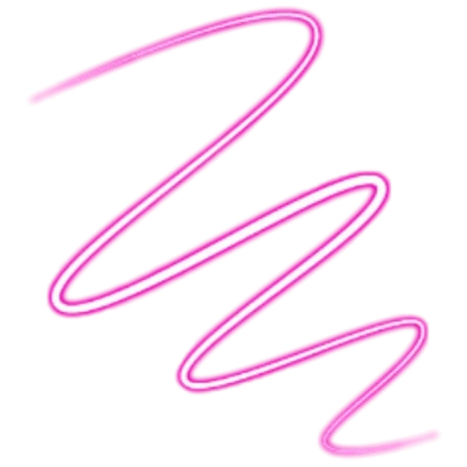 розовый неон, неоновые линии, неоновые линии фотошопа, неоновая линия без фона, неоновые линии прозрачном фоне