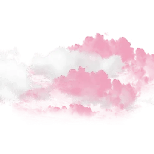 розовое облако, розовые облака без фона, розовые облака прозрачном фоне, облака фотошопа прозрачном фоне, пастельные облака прозрачном фоне