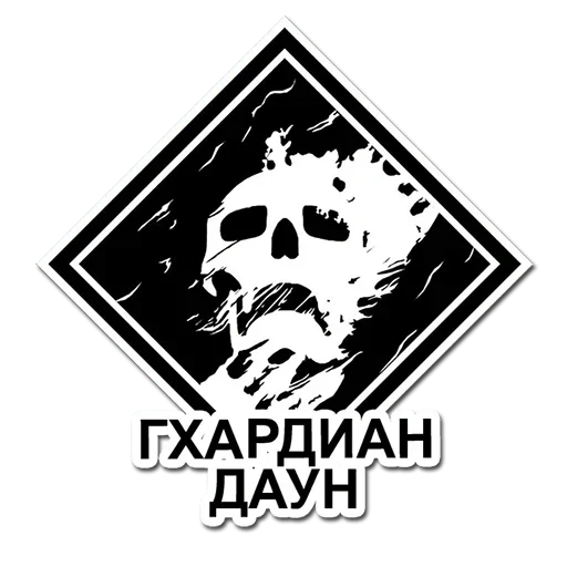 garçons, logo, skull of destiny, logo sombre, invocation de la mission étiquette fantôme