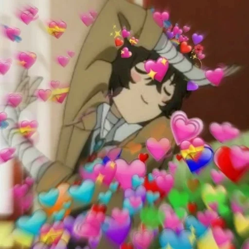 dazai, osamu dadzai, lista de amigos, dadzai osamu con corazones, dadzai osamo stop kadra