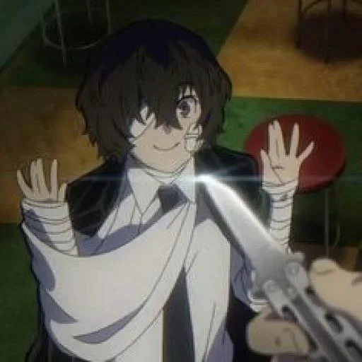 dazai, dazai chuya, dazai anime, osamu dadzai, dadzai osamo stop kadra