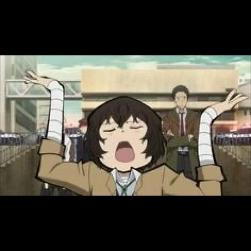 dadzai, osamu dadzai, dazai saat saat anime, momen lucu dadzai osamu, dadzai osama berkeliaran hebat