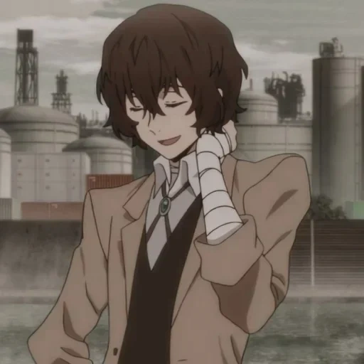 dazai, papà, osamu dadzai, dadzai osamu anime, cani erranti dazai