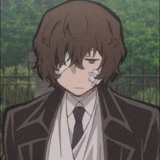 dazai, dadzai, dazai bsd, osamu dadzai, dazai grandes perros errantes