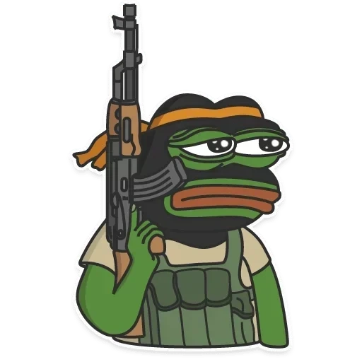 rasta, militer, pepe frog, pepe teroris, pepe frog teroris