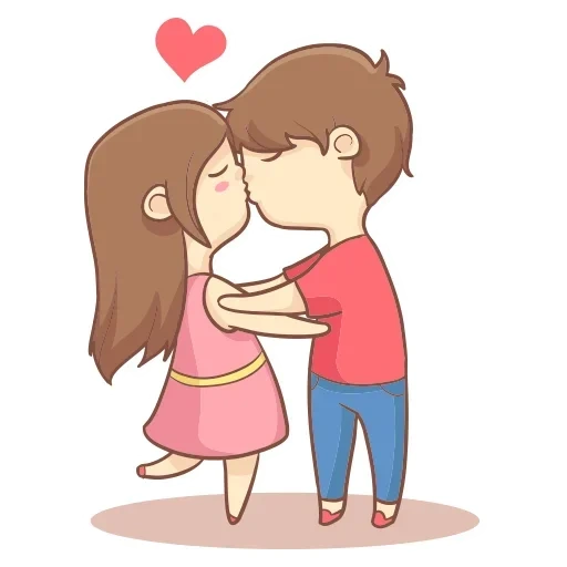belat, lovely couple, cinta adalah gambar, permainan ciuman annie, gaya ciuman kartun