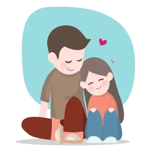 love is a couple, cute couple, picrew couples, mom's arms vector, mom hugs the child illustration