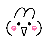 kelinci, wat sapu kawai, emoticon rabbit, spoiled rabbit