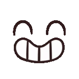 dark, line icon, expression souriante, monogram, logo moderne