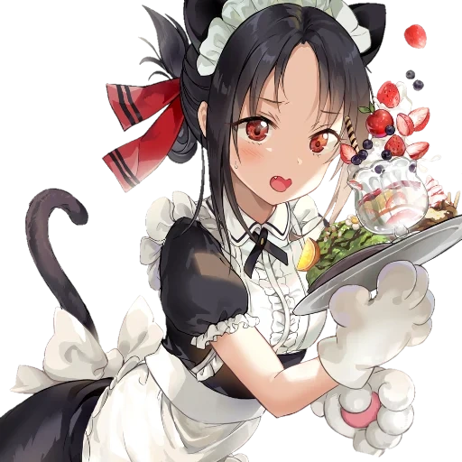 criada, mucama de arte, mucama de kaguya, kaguya sinomy es doncella, la sra kaguya es una criada