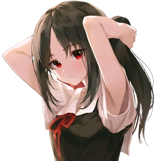 image, fille animée, synomie de kaguya, coups de pneus kaguya, kaguya sama wa kokurasetai