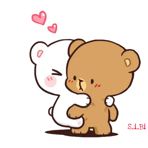 lovely bear, a lovely pattern, milk mocha bear, cute patterns are cute