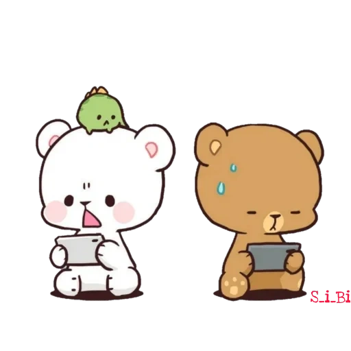 mocha de leite, desenhos fofos, urso de mocha de leite, ursos de urina do leite, desenhos kawaii fofos