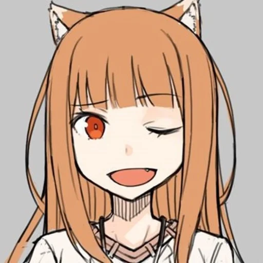 holo, холо мудрая, волчица пряности, holo spice and wolf, аниме волчица пряности