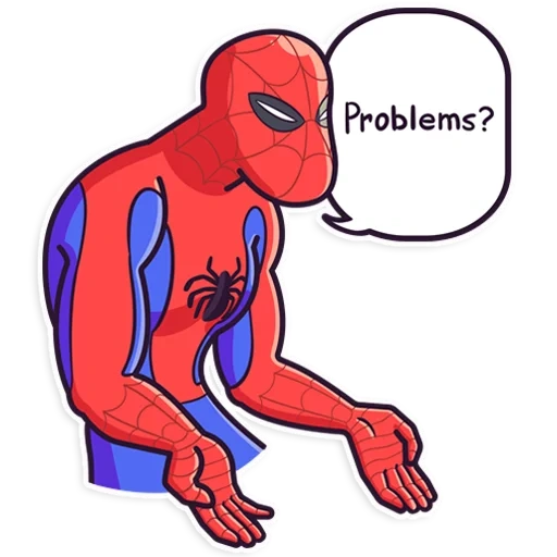 человек паук, человек-паук, мем человек паук, человек паук вайбера, наклейки человек паук мемы