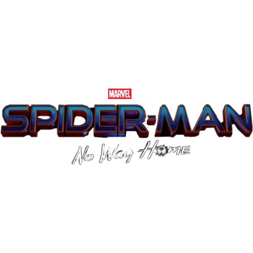 texte, spiderman, spider-man no way home logo, spider-man no away home logo, spider-man no way home logo