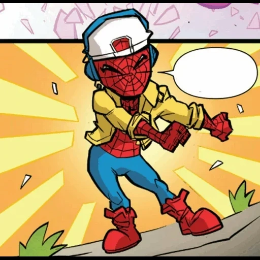 аниме, comics, человек-паук, spiderman comic