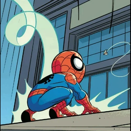 comics, spiderman, chibi spider-man, mann spinnen miles morales