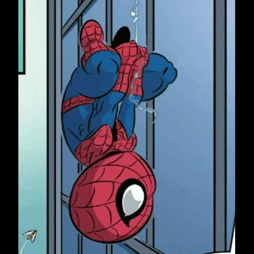 homem aranha, heróis marvel, personagens de quadrinhos, chibi heroes marvel pauk man, lindos quadrinhos sobre um homem aranha