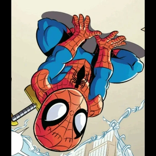 komik, manusia laba-laba, spiderman deadpool, chibi heroes marvel pauk man