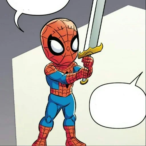 i fumetti, uomo ragno, spider-man chibi comics, eroe marvel spiderman, chibi hero marvel spiderman