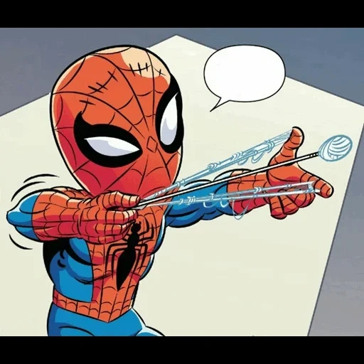 комиксы, человек-паук, марвел человек паук, чиби марвел человек паук, чиби герои марвел человек паук