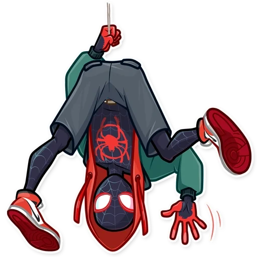 spider-man, miles morales turned his head, spider-man crossing the universe