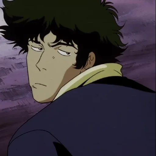 ковбой бибоп, spike spiegel, cowboy bebop spike, аниме ковбой бибоп, спайк шпигель грустный