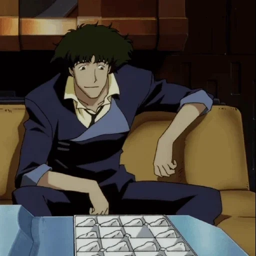 the cowboy bibopp, anime cowboy bibop, cowboy bibop spike spiegel, cowboy bibop 1998 spickspiegel, cowboy als popper pike-spiegelstills