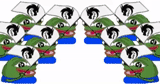 meme, text, people, frog pepe, a lot of pepe