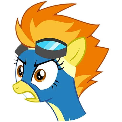 spitfire mlp, spitfire pony, spitfire dash pony, spitfire ponies marah, semoga sedikit kuda poni spitfire