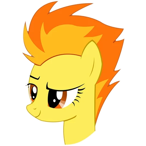 спитфайр млп, спитфайр пони, spitfire pony, грива спитфайр