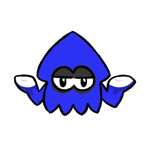 anime, wallpaper game cumi cumi, logo game squid, kawaii squid, gambar mudah dari seri game cumi