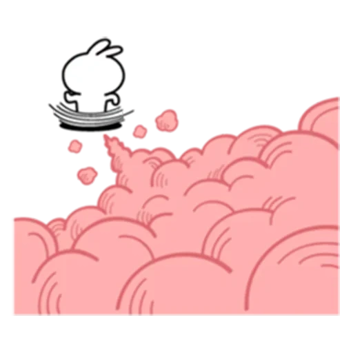 sangat lucu, on the cloud, cloud pink, comic i love you show me them