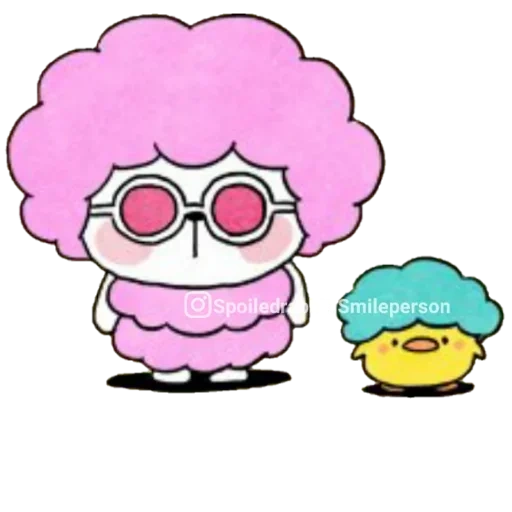 sanrio sheep stickers, cute stickers, anime, sanrio ovechka, stickers sheep