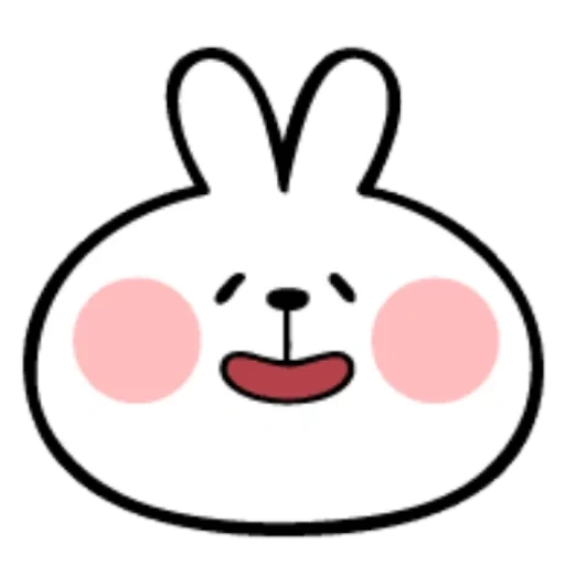 coniglio, coniglio carino, coniglio sorridente, coniglio metamorfico, modello di coniglio carino