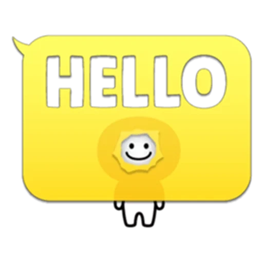 hello, sign, hello icon, hello yellow, hello yellow