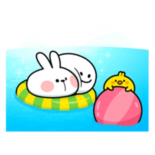 bunny, rabbit date, spoiled rabbit, spoiled rabbit, the stickers are my melody
