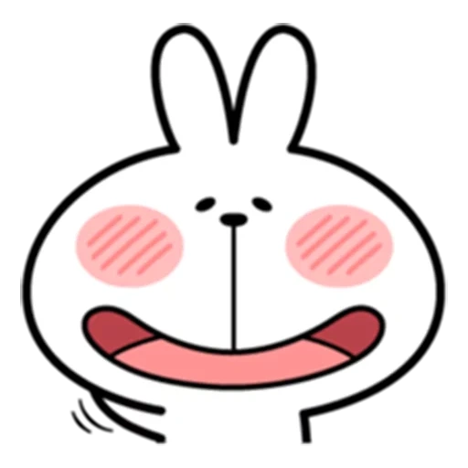 rabbit stiker, gaya kelinci, stiker kelinci manja, stiker untuk kelinci lucu, stiker kelinci kelinci