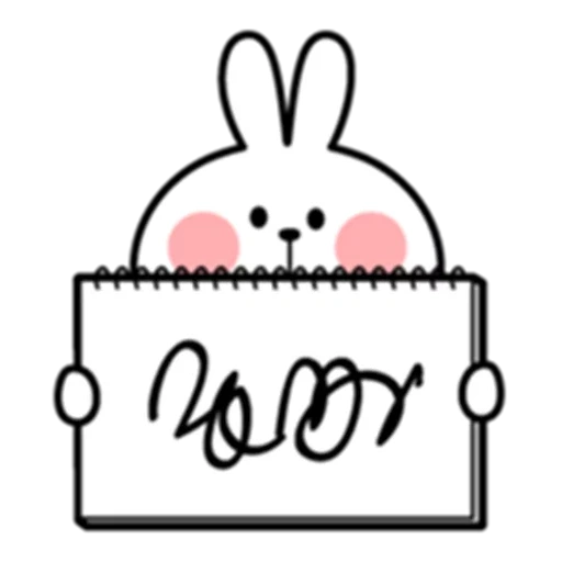 lovely, rabbit, clipart, cute rabbits, funny for sketching