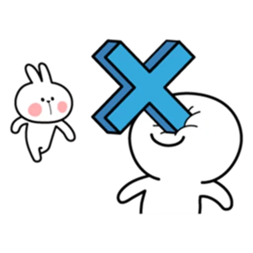 texto, coelho, rabbit de meme, kawaii japonês, rabbit mimado está lutando