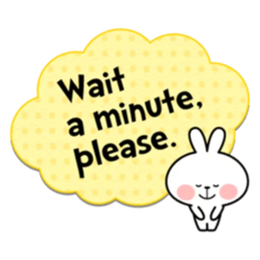 wait for, huruf yang lucu, versi bahasa inggris, kind rabbit words, jangan bekerja menjadi bahagia