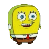 sponge memic bob, sponge bob è cara, round sponge bob, sponge liscio bob, sponge bob square pants