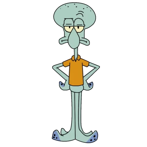 squidward, squadward schwamm, spongebob squadward, schwammbohnen, squidward in voller höhe